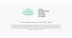 Desktop Screenshot of lotuspsychologicalservices.com